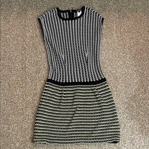 Nanette Lepore Striped Knit Sleeveless Dress